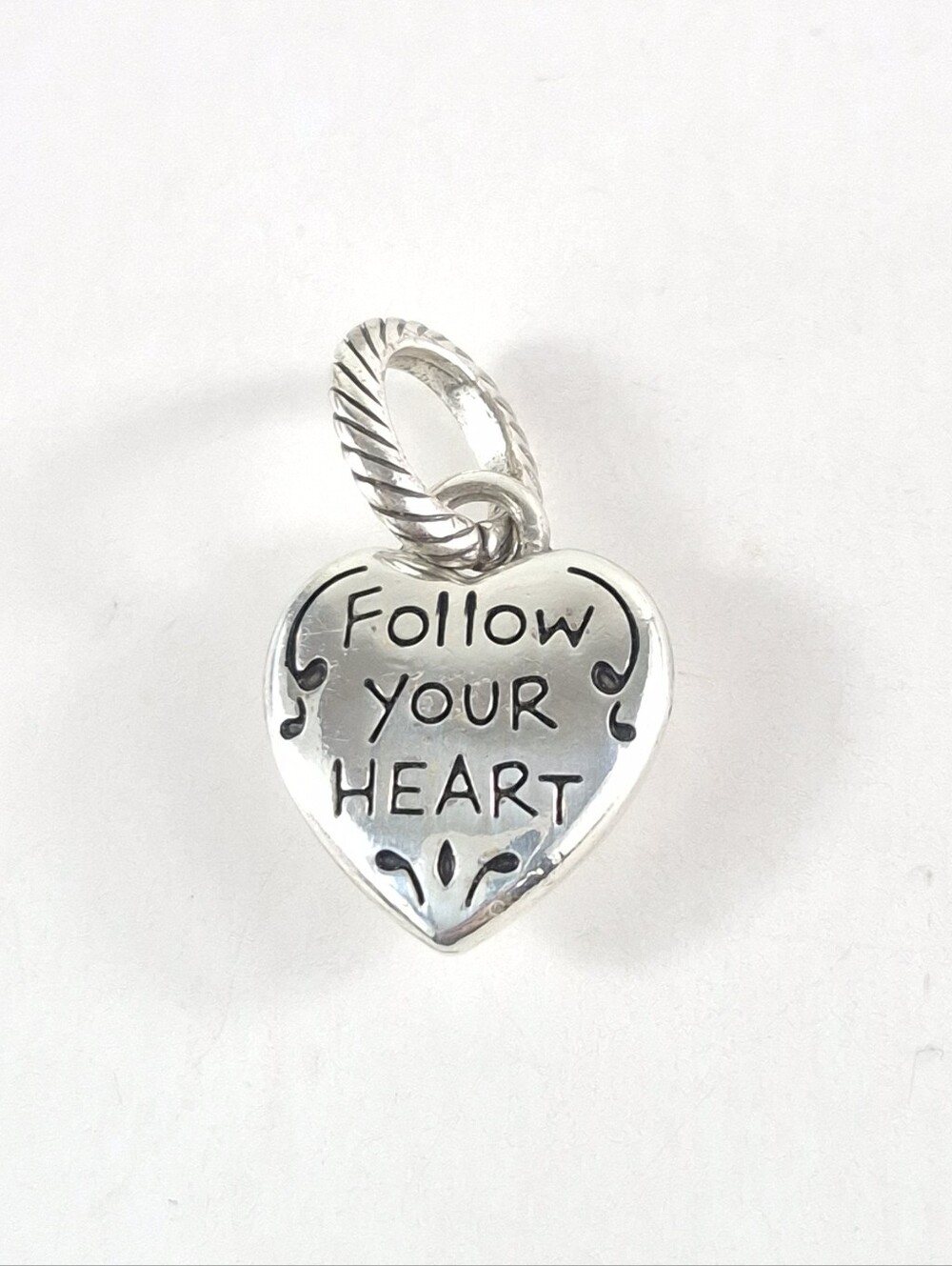 Brighton Follow Your Heart Crystal Charm - Picture 3 of 4